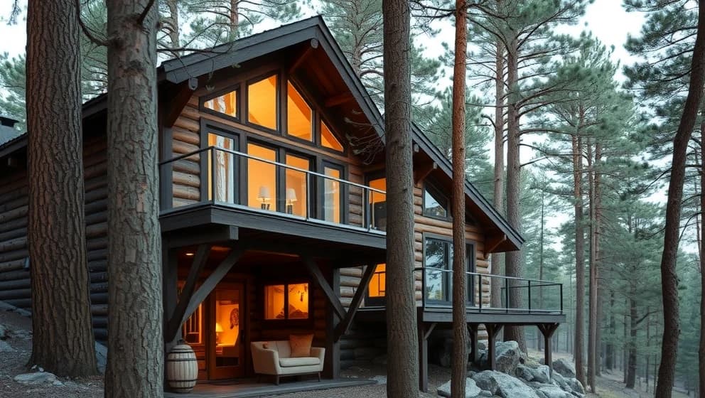 I ett hus vid skogens gräns växer något vackert