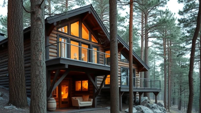 I ett hus vid skogens gräns växer något vackert