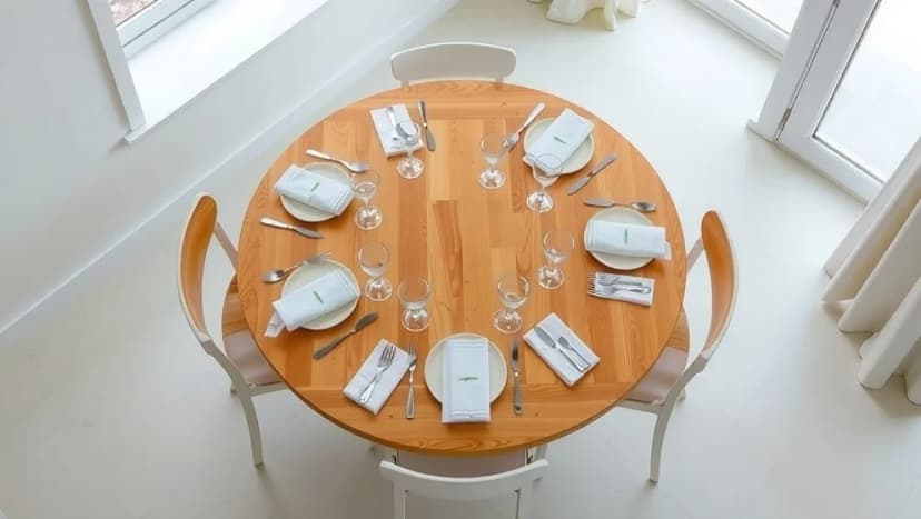 Runt matbord för 6 personer vilket ska du välja