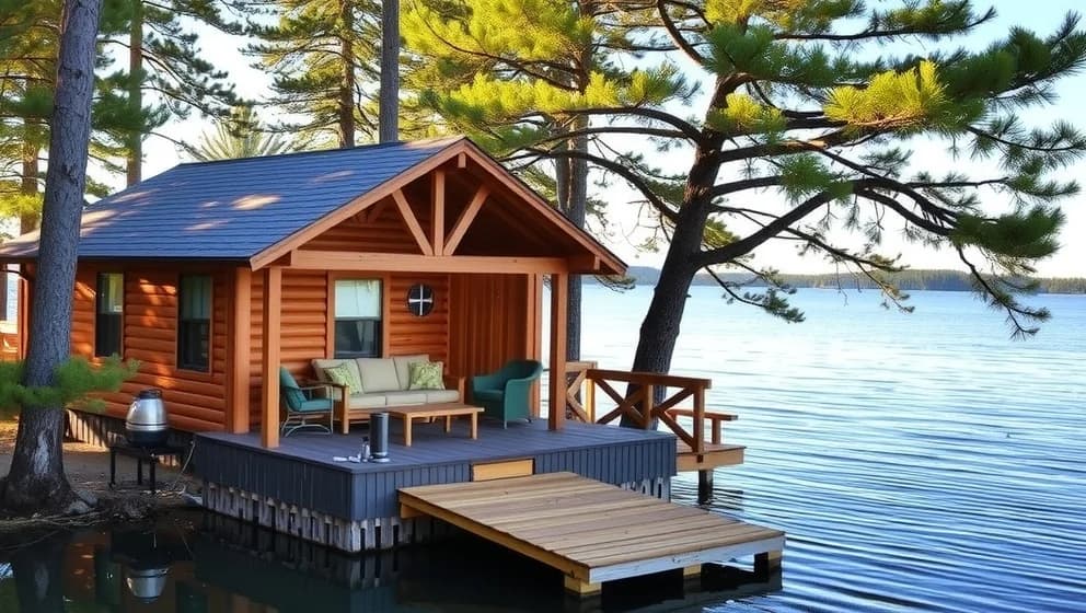 Sjönära fritidshus till salu